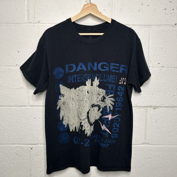 Travis Scott Other - Travis Scott Cactus Jack For Fragment "Danger" T-Shirt